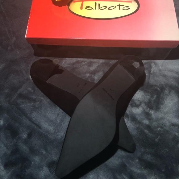 ♦️SOLD EBAY!♦️Leather Suede Kitten Heels 👠 size 6 - Picture 3 of 7